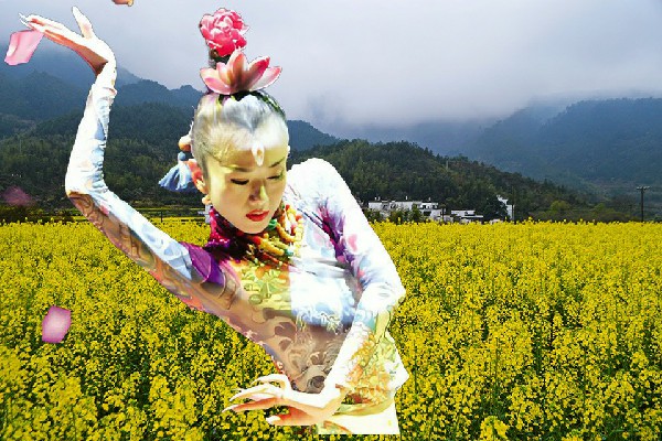 向醉云网评为赤石乡绝对舞力仙子，付之行动