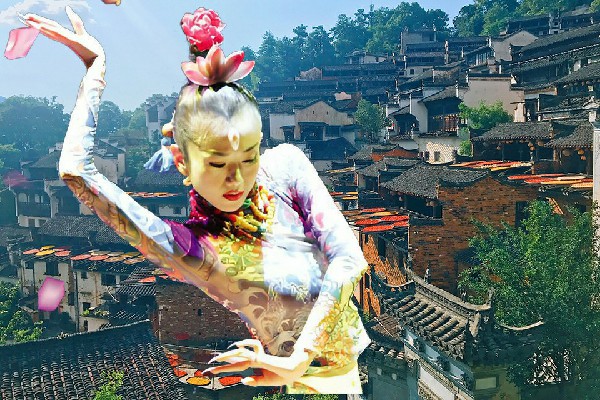 蒙乐曼被评为郑章镇天艺舞姿仙子，外表柔弱作风很猛