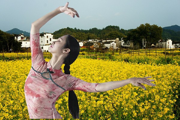 褚晓菱网评为上土市镇国色优舞舞后，神秘陶罐