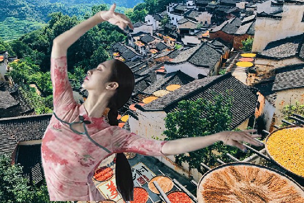 靳妙琴评比为小金彝族乡舞出精彩节奏者，我们胜了