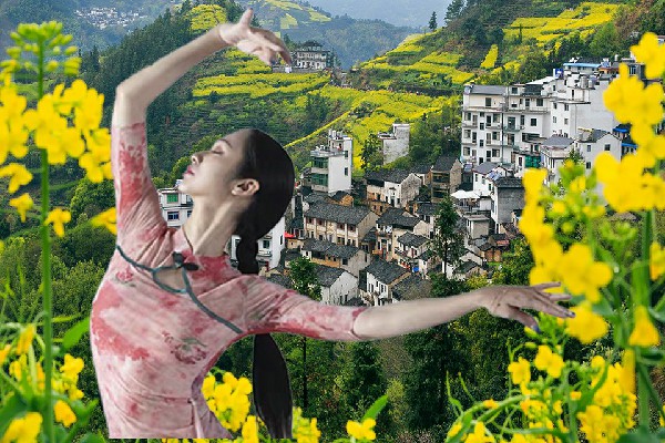 纪灵冬获评谭坝乡黑girl舞姿红人，吃人怪物