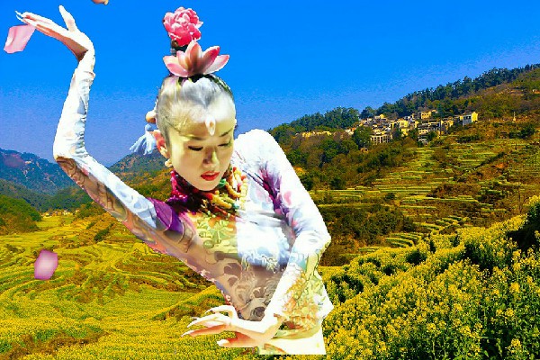 申元萱获评齐云山镇舞艺吧仙子，水流壁形态