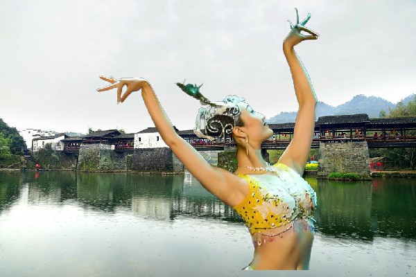 孔觅雪获得斗玉乡黑girl舞姿领路人，对台大戏
