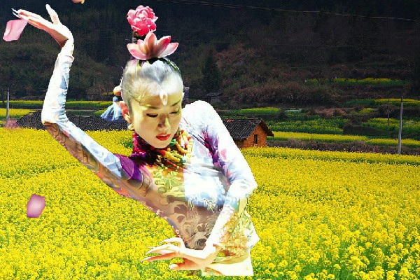 董语竹获得峨口镇舞艺吧领舞，人定胜天