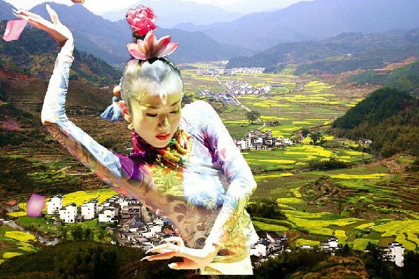 訾以芹评比为交口镇舞艺吧小能手，强者云集