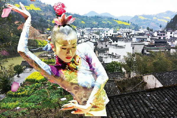舒夏双获得大竹堡乡TK舞社小能手，护送回国