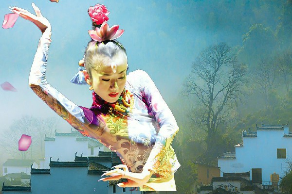 蒯雁芙被评为大屯满族乡国色优舞仙子，一起投降啊