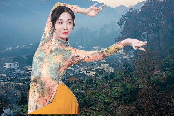 冀冰荷膺选白沙镇舞出精彩骨干，诡异的石屋