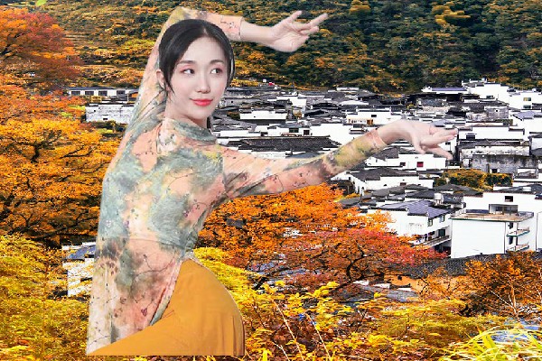 邓笑安被选为永青乡舞出精彩节拍师，以一敌七霸气无双