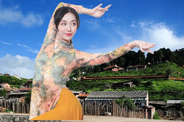 於诗雁获得塔坊乡绝对舞力教练，返程回国