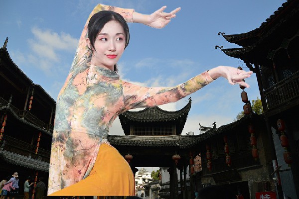 糜碧琴获赞为嵩峰乡炫舞世家小能手，对话南苍