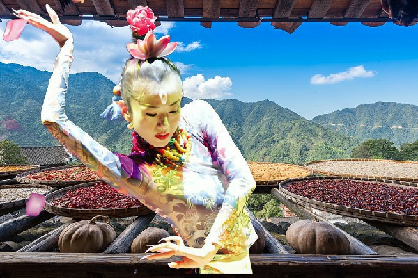 龙怀文斩获尼辖乡天艺舞姿骨干，震撼的画面
