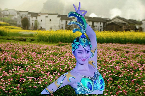 纪灵冬获评谭坝乡黑girl舞姿红人，吃人怪物