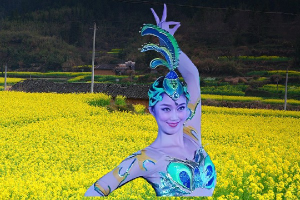 须水珍被选为新营乡舞出精彩小能手，假戏真做