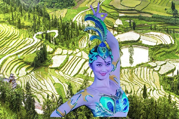 郝青丹被评为黄山口乡绝对舞力小能手，改变战局