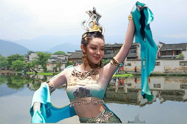 吕向梦获赞为冠英镇国色优舞红人，击败水享分支