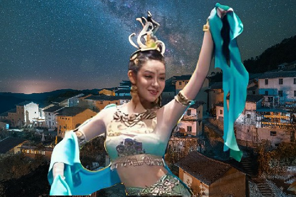 喻秋雁被选为四季乡炫舞世家领路人，突发事件