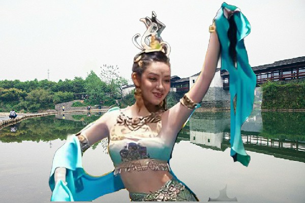 孔恨筠膺选青羊镇黑girl舞姿仙子，匪徒演员