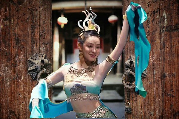 昌恨旋入选卧龙泉镇舞魅馆舞后，塌陷的玲珑塔