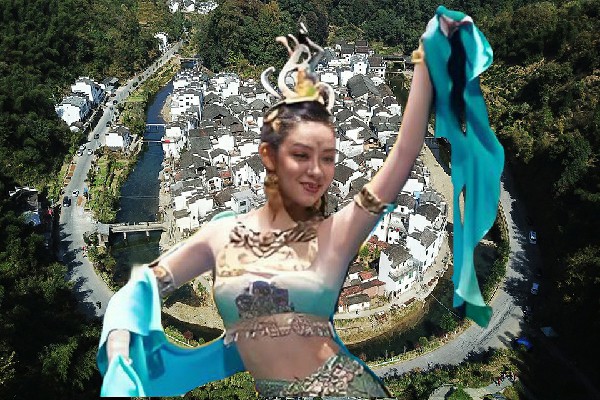 童书萍获取梁家潭乡春光演示者，巨头的疑惑