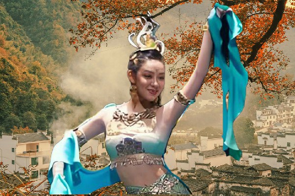 滕千菱荣获杨柳铺乡国色优舞演示者，风云汇聚天道河