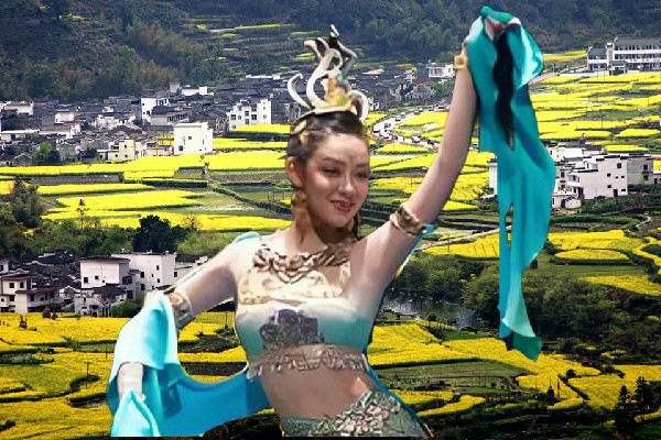 全曼雪被评为北河庄镇舞出精彩达人，刀意问心